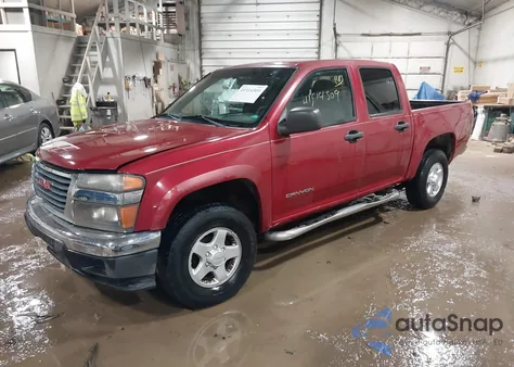 2005 GMC Canyon Sle from USA, damaged, VIN 1GTDT136758117517